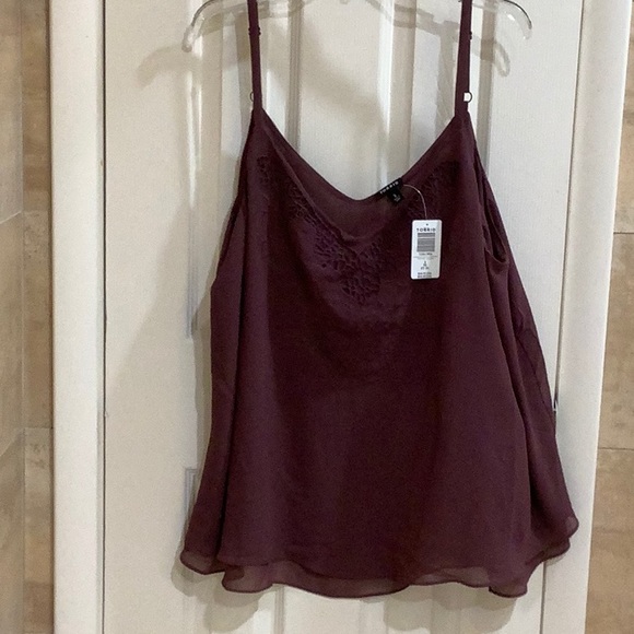 torrid Tops - Plus size Camisole Eggplant